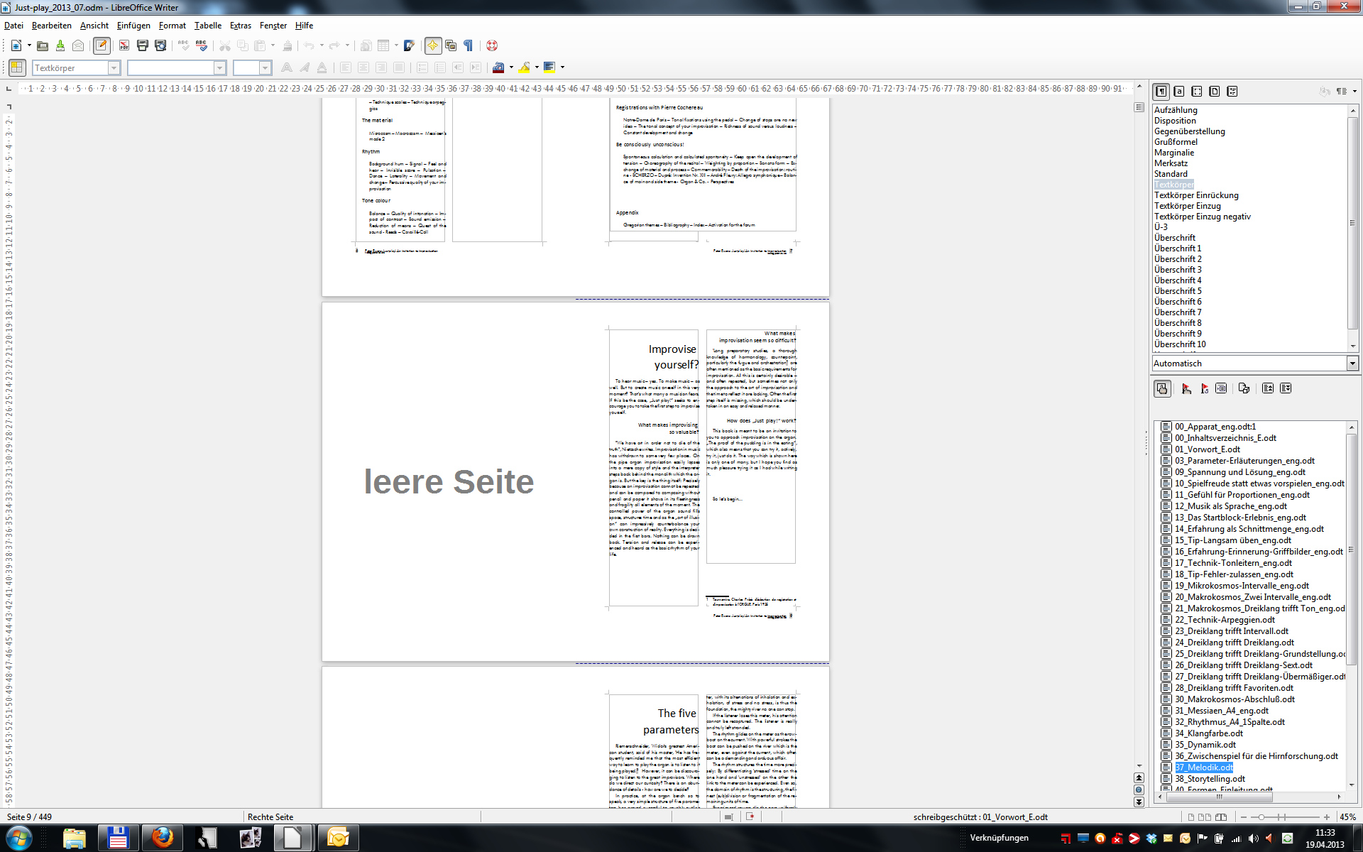 screenshot &quot;leere Seiten&quot;