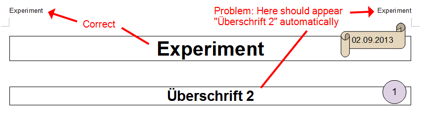 Für Level = 2 auf Seite 1 - wie hier zu sehen rechts - funktioniert es nicht.