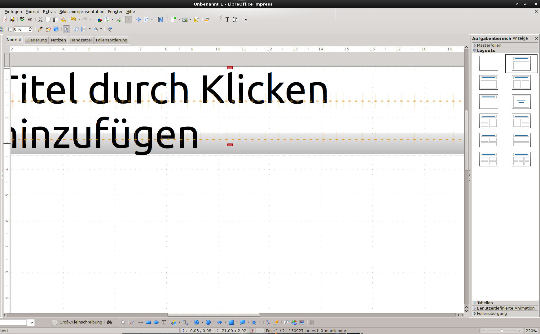Testbild nach dem Zuschneiden.