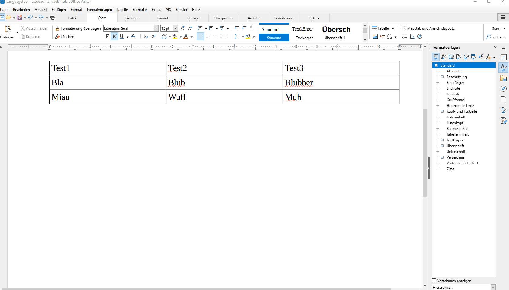 Screencast Tabellen Ausblenden