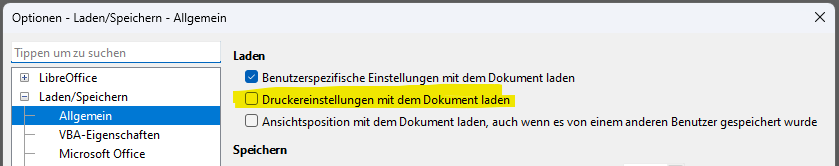 Optionen - Laden-Speichern - Allgemein - Druckereinstellungen mit dem Dokument laden.png