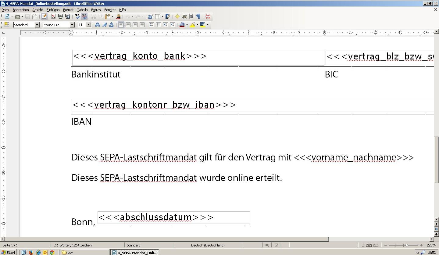 Dokument unter Windows XP