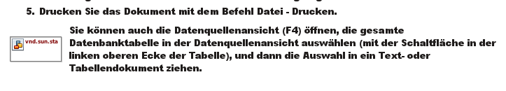 Beispiel 1 aus Hilfe Calc