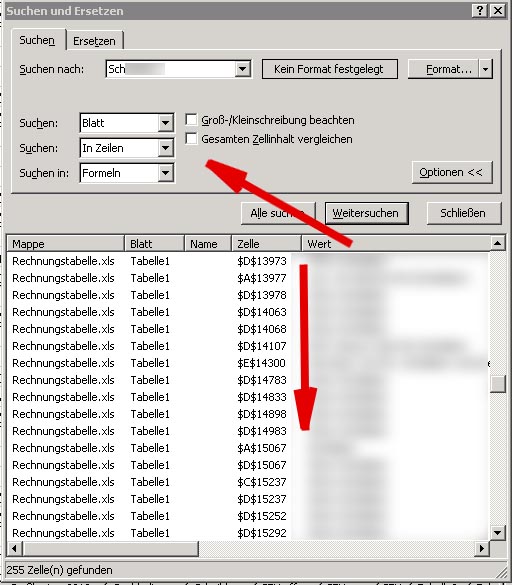 So ist die Sortierung in Excel