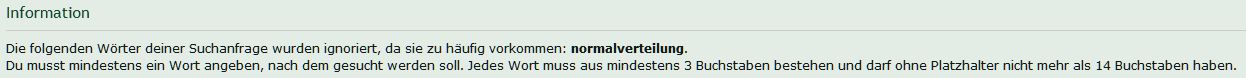 zuviele erwähnungen???