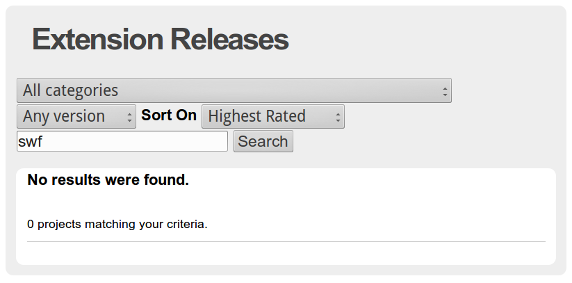swf Extension, no results were found.