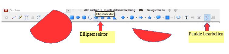 Symbolleiste: Zeichnung