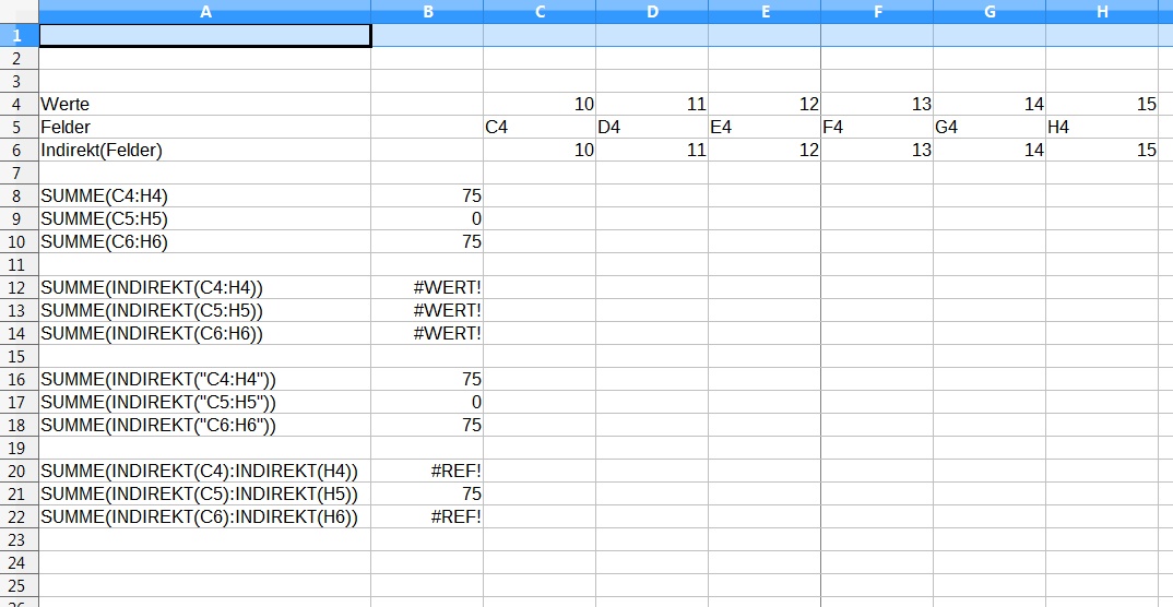 Ausgabe der Datei "calc-indirekt" unter LO